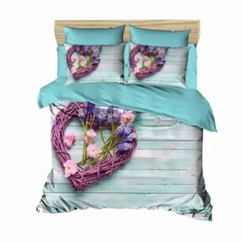 Lenjerie de pat dubla King (IT), 3 piese, 189, Pearl Home, Bumbac imagine