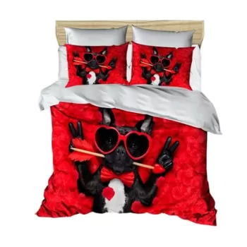 Lenjerie de pat dubla King (IT), 3 piese, 212, Pearl Home, Bumbac imagine