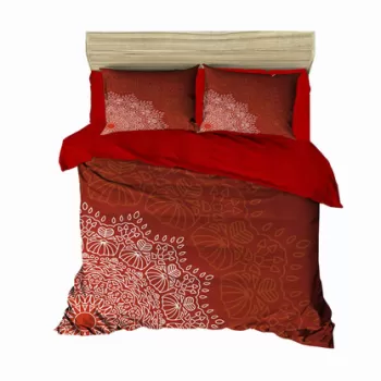 Lenjerie de pat dubla King (IT), 3 piese, 441, Pearl Home, Bumbac imagine