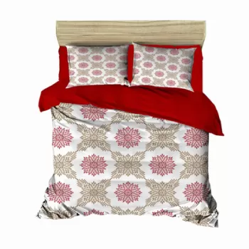 Lenjerie de pat dubla King (IT), 3 piese, 442, Pearl Home, Bumbac imagine