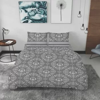 Lenjerie de pat dubla King Size, Wol, Bedora, 4 piese, 240x240 cm, bumbac satinat 200 TC, multicolor imagine