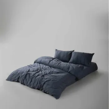 Lenjerie de pat dubla, L'essentiel Maison, Cassandra, Gri imagine