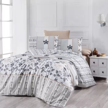 Lenjerie de pat dubla, Oak, Life Style, Bumbac Ranforce imagine