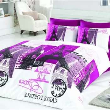 Lenjerie de pat dubla, Paris, Pearl Home, Bumbac Ranforce imagine