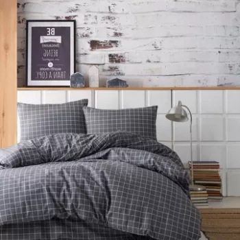 Lenjerie de pat dubla, Pipong, EnLora Home, Bumbac Ranforce imagine