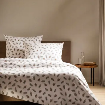 Lenjerie de pat dubla Ramoscelli, Homla, 3 piese, 160x200 cm, bumbac, multicolor imagine