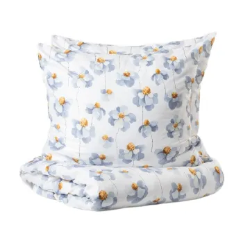 Lenjerie de pat dubla Reita, Homla, 3 piese, 160x200 cm, microfibra din poliester, multicolor imagine