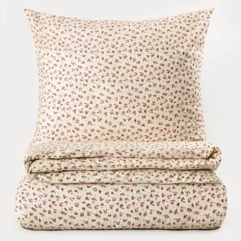 Lenjerie de pat dubla Rosalind, Homla, 3 piese, 160x200 cm, bumbac satinat, multicolor imagine
