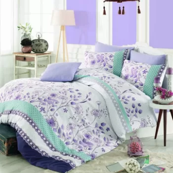 Lenjerie de pat dubla, Sudenaz, Pearl Home, Bumbac Ranforce imagine