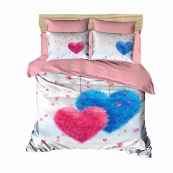 Lenjerie de pat dubla Super King (EU) (IT), 3 piese, 165, Pearl Home, Bumbac imagine