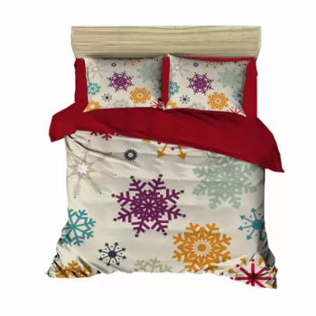 Lenjerie de pat dubla Super King (EU) (IT), 3 piese, 460, Pearl Home, Bumbac imagine