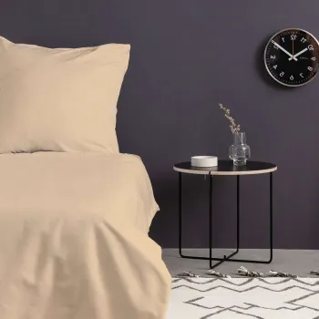 Lenjerie de pat dubla Super King (EU) (IT), 3 piese, L'essentiel Maison, De Beige, Bej imagine