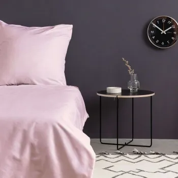 Lenjerie de pat dubla Super King (EU) (IT), 3 piese, L'essentiel Maison, De Light Pink, Roz deschis imagine