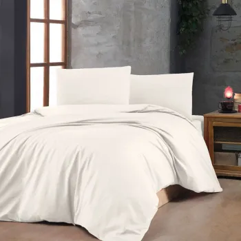 Lenjerie de pat dubla Super King (EU) (IT), L'essentiel Maison, Cream, Crem imagine