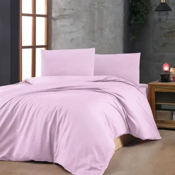 Lenjerie de pat dubla Super King (EU) (IT), L'essentiel Maison, Lilac, Lila imagine