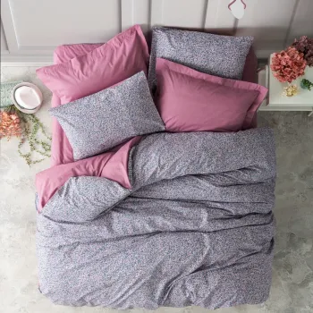 Lenjerie de pat dubla Super King (EU) (IT), L'essentiel Maison, Penny, Roz Padure / Mov imagine