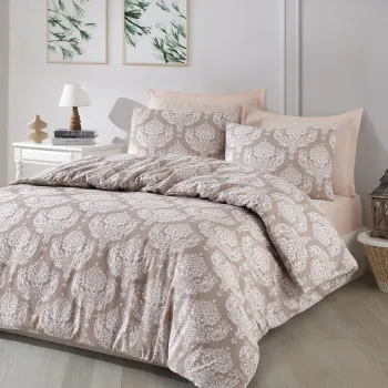 Lenjerie de pat dubla Super King (FR), 3 piese, L'essentiel Maison, Post, Maro imagine