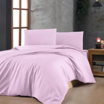 Lenjerie de pat dubla Super King (FR), L'essentiel Maison, Lilac, Lila imagine