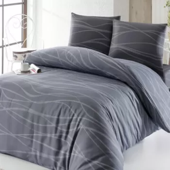 Lenjerie de pat dubla, Verda, Eponj Home, 65% Bumbac/35% Poliester imagine