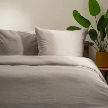 Lenjerie de pat Gossy, Homla, 160x200 cm, bumbac, gri imagine