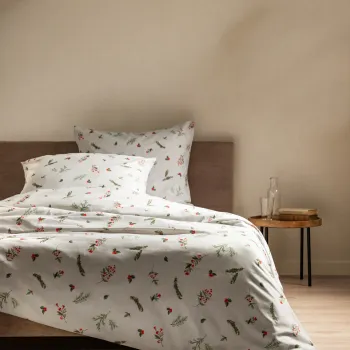 Lenjerie de pat King Size, Natale, Homla, 3 piese, 200x220 cm, poliester, multicolor imagine