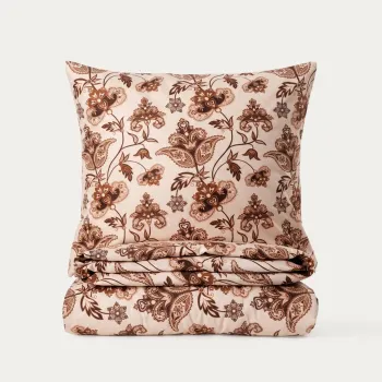 Lenjerie de pat King Size, Nerave, Homla, 200x220 cm, 3 piese, microfibra din poliester, multicolor imagine