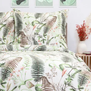 Lenjerie de pat King Size, Rossie, Homla, 3 piese, 200x220 cm, poliester, multicolor imagine