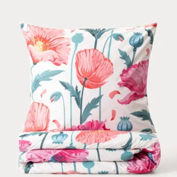 Lenjerie de pat King Size, Selva, Homla, 200x220 cm, 3 piese, microfibra din poliester, multicolor imagine