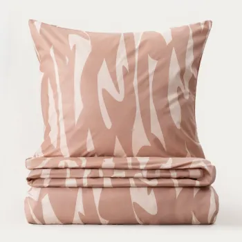 Lenjerie de pat King Size, Taro, Homla, 200x220 cm, 3 piese, microfibra din poliester, bej imagine