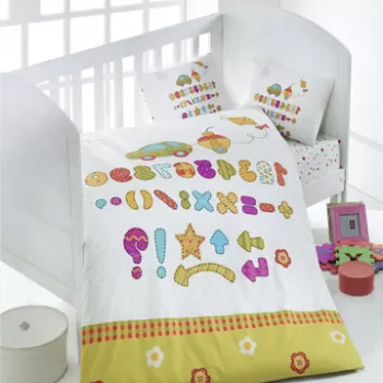 Lenjerie de pat pentru copii, Abak?s, Victoria, Bumbac Ranforce imagine