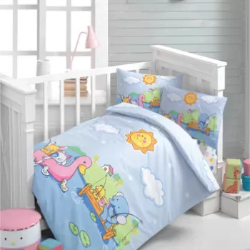 Lenjerie de pat pentru copii, Bal?kc?, Patik, Bumbac Ranforce imagine