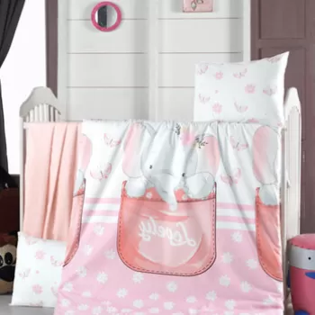 Lenjerie de pat pentru copii, Lovely, Patik, Bumbac Ranforce imagine