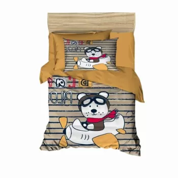 Lenjerie de pat pentru copii, PH115, Pearl Home, Bumbac imagine