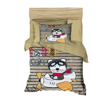 Lenjerie de pat pentru copii, PH118, Pearl Home, Bumbac imagine