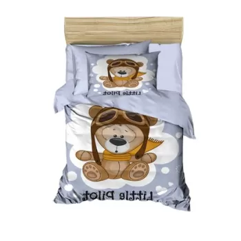 Lenjerie de pat pentru copii, PH126, Pearl Home, Bumbac imagine