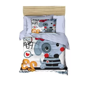 Lenjerie de pat pentru copii, PH127, Pearl Home, Bumbac imagine