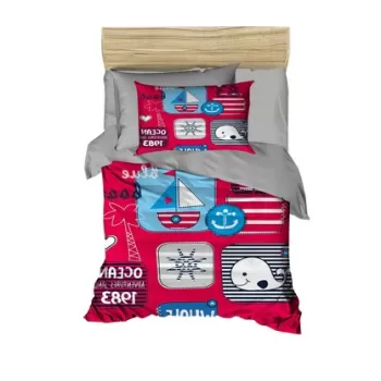 Lenjerie de pat pentru copii, PH163, Pearl Home, Bumbac imagine