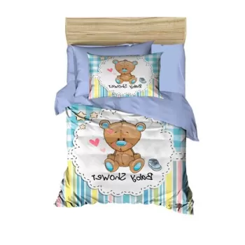 Lenjerie de pat pentru copii, PH173, Pearl Home, Bumbac imagine