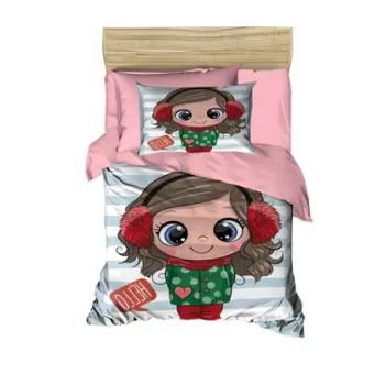 Lenjerie de pat pentru copii, PH175, Pearl Home, Bumbac imagine