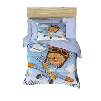 Lenjerie de pat pentru copii, PH180, Pearl Home, Bumbac imagine