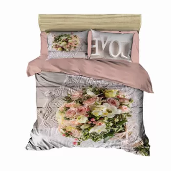 Lenjerie de pat pentru o persoana, 149, Pearl Home, Bumbac imagine