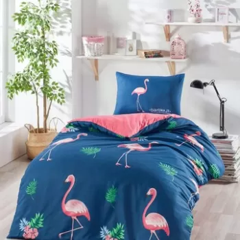 Lenjerie de pat pentru o persoana 2 piese, Big Filamin, Eponj Home, 65% Bumbac/35% Poliester imagine