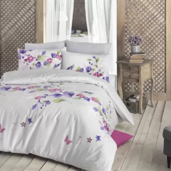 Lenjerie de pat pentru o persoana (BL), Scalie, Victoria, Bumbac Ranforce imagine