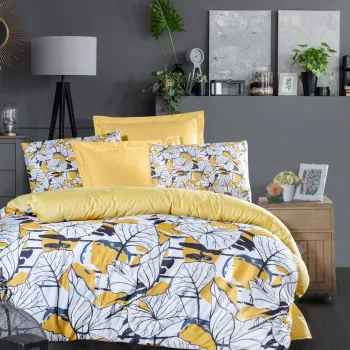 Lenjerie de pat pentru o persoana, Cassie, Pearl Home, Poliester Satinat imagine