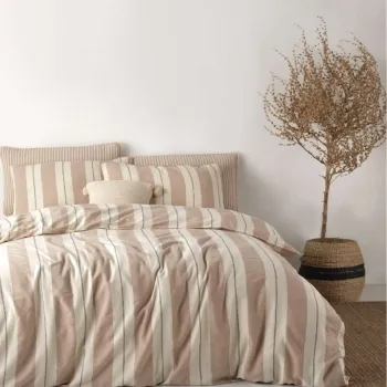 Lenjerie de pat pentru o persoana (DE), L'essentiel Maison, Aura, Bej / Crem imagine