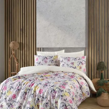 Lenjerie de pat pentru o persoana (DE), L'essentiel Maison, Luna, Bumbac;Poliester, Lila imagine