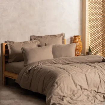 Lenjerie de pat pentru o persoana (DE), L'essentiel Maison, Plaid, Bej imagine