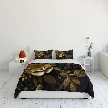 Lenjerie de pat pentru o persoana (FR), 2 piese, L'essentiel Maison, FLW_DVT25-18, Multicolor imagine