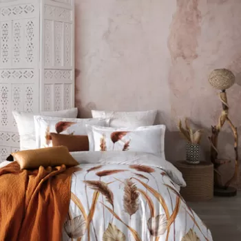 Lenjerie de pat pentru o persoana (FR), Fadime, Primacasa by T?rkiz, Bumbac Satinat imagine