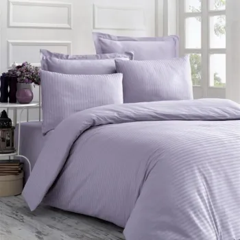 Lenjerie de pat pentru o persoana (FR), L'essentiel Maison, Line, Lila imagine